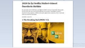 dizi, film, belgesel incelerim ve yorumlarım