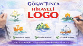 markanızın hikayesini logoya dönüştürüyorum