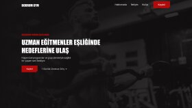 Spor Salonu - Websitesi Tasarımı