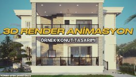 Konut Tasarım RENDER animasyonu