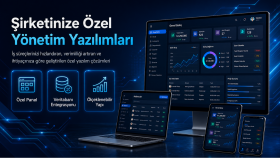 şirketinize özel yönetim yazılımları üretirim