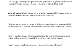 Animasyon Metni