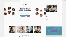 Meet Landing Page (figma to code)