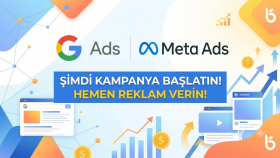 Google Ads ve Meta Ads kampanyalarınızı kurar yönetirim