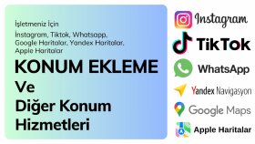 işletmenizin konumunu sosyal medya ve haritalara eklerim