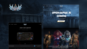 Cosmic Rift - Web Design