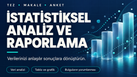 tüm istatistiksel analizler konusunda yardımcı olurum