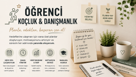 profesyonel öğrenci koçluğu ve danışmanlık hizmeti veriyorum