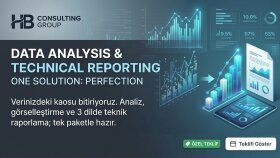 verilerinizi analiz ederek stratejik raporlar hazırlarım