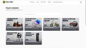 Elektrikli Araçlar(Pro E-Bike) için Web Tasarımı