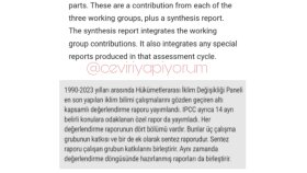 Scientific consensus on climate change [Makale Çeviri]