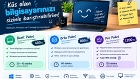 bilgisayarınızdaki sorunları hızlı şekilde çözebilirim