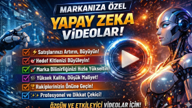 size ve markanıza özel yapay zeka (ai̇) videolar üretebilirim