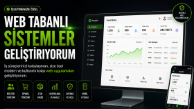 iş süreçlerinizi dijitalleştiren web sistemleri geliştiririm