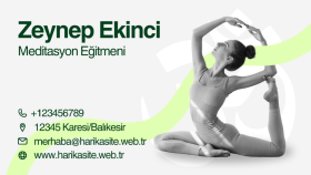 markanız için kartvizit tasarlarım