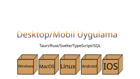 sizin için masaüstü/mobil uygulama yapabilirim