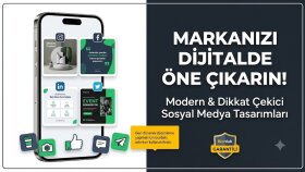 markanıza özel modern sosyal medya tasarımları hazırlarım