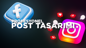 sosyal medya hesabınız için post tasarlarım