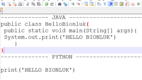 Python - JAVA
