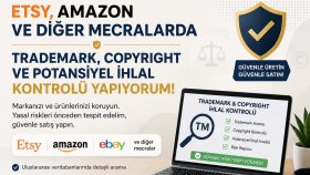 online mağazanız için trademark ve copyright takibi yaparım