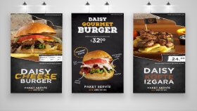 Daisy Burger Banner Tasarım
