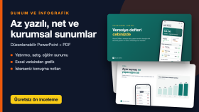 kurumsal PowerPoint sunum ve infografik tasarımı yaparım