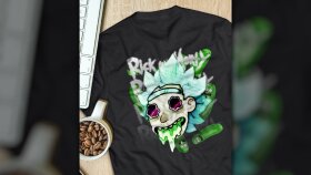 Ricky And Morty Tshirt Tasarımı
