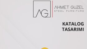Ahmet Güzel Çelik Eşya Katalog Tasarımı