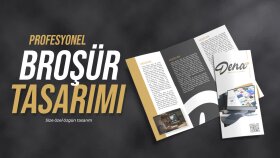 broşür, el ilanı, afiş, menü, ve katalog tasarımı yaparım
