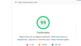 Artreyon.com - Web site hızlandırması