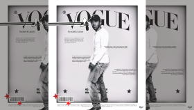 Vogue X Kendrick lamar fan art.