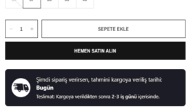 Shopify'da tahmini kargo algoritması