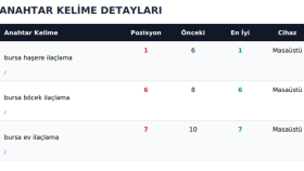 Profil Backlink Çalışması Sonuçları 3