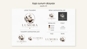 Lumora Coffee – Logo Modernizasyonu ve Vektörel Dönüşüm
