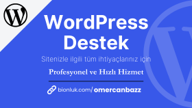 wordpress sitenizle ilgili tüm sorunlarınıza çözüm bulurum
