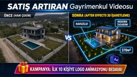 satış artıran 3D işaretli gayrimenkul, emlak videosu yaparım