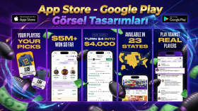 App Store ve Google Play görselleri hazırlarım