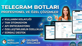 profesyonel Telegram botu yaparım