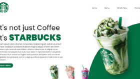 Starbucks Web Sitesi Tasarımı