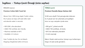 İngilizce-Türkçe metinlerinizi doğal ve hatasız çeviririm