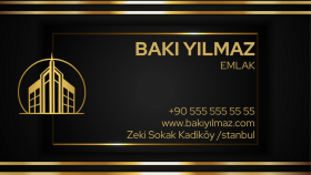 Yılmaz Emlak Kartvizit Tasarımı