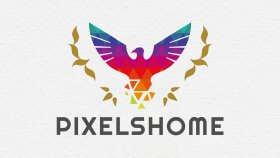 Pixels Home Logo Tasarımı