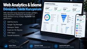web siteniz için Analytics ve dönüşüm takibi kurarım