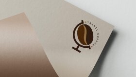 Travel Coffee logo tasarımım
