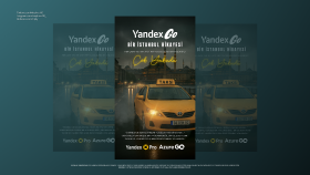 AZURE GO ve Yandex Go İşbirliği Story Tasarımı 