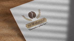 70's Cafe Logo Tasarımı
