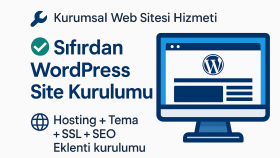size özel anahtar teslim wordpress web sitesi tasarlarım
