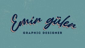 İmza logo, retro logo