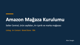 Amazon mağazanızı kurup A+ ve Store tasarımı yapabilirim