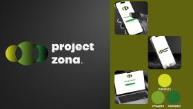 Project Zona - Logo ve Mockup Tasarımı